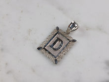 Load image into Gallery viewer, Womens Sterling Silver Initial Letter " D " Pendant 1.0g E4809