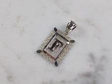 Load image into Gallery viewer, Womens Sterling Silver Initial Letter " F " Pendant 1.0g E4814