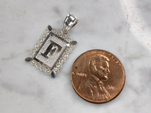 Load image into Gallery viewer, Womens Sterling Silver Initial Letter " F " Pendant 1.0g E4814