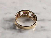 Load image into Gallery viewer, Womens Vintage Estate 14K Yellow Gold Elephant Ring 3.4g E4815