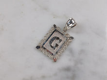 Load image into Gallery viewer, Womens Sterling Silver Initial Letter " G " Pendant 1.0g E4821