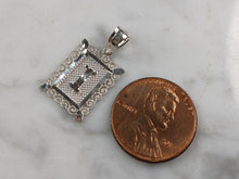 Load image into Gallery viewer, Womens Sterling Silver Initial Letter " I " Pendant 1.0g E4825