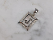 Load image into Gallery viewer, Womens Sterling Silver Initial Letter " J " Pendant 1.0g E4827