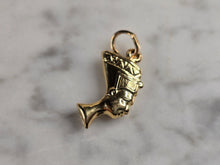 Load image into Gallery viewer, Womens Vintage Estate 14K Gold Queen Nefertiti Pendant 1.5g E4833