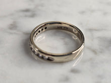 Load image into Gallery viewer, Womens Vintage Estate 14k White Gold Diamond Tessler Weiss Ring 2.7g #E4835