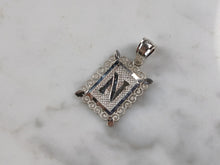 Load image into Gallery viewer, Womens Sterling Silver Initial Letter " N " Pendant 1.0g E4837