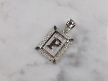 Load image into Gallery viewer, Womens Sterling Silver Initial Letter " P " Pendant 1.0g E4897