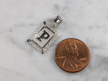 Load image into Gallery viewer, Womens Sterling Silver Initial Letter " P " Pendant 1.0g E4897