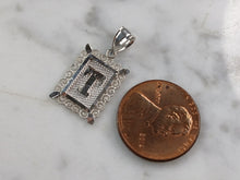 Load image into Gallery viewer, Womens Sterling Silver Initial Letter " T " Pendant 1.0g E4851
