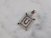 Load image into Gallery viewer, Womens Sterling Silver Initial Letter " U " Pendant 1.0g E4855