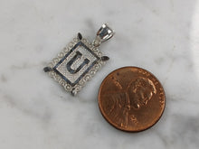 Load image into Gallery viewer, Womens Sterling Silver Initial Letter " U " Pendant 1.0g E4855