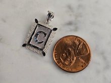 Load image into Gallery viewer, Womens Sterling Silver Initial Letter " C " Pendant 1.0g E4860