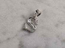 Load image into Gallery viewer, Womens Sterling Silver Initial Letter " S " Pendant 0.3g E4863