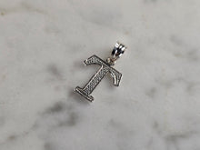 Load image into Gallery viewer, Womens Sterling Silver Initial Letter " T " Pendant 0.3g E4865