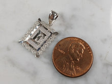 Load image into Gallery viewer, Womens Sterling Silver Initial Letter " E " Pendant 1.0g E4869