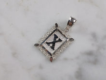 Load image into Gallery viewer, Womens Sterling Silver Initial Letter " X " Pendant 1.0g E4886