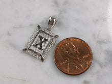 Load image into Gallery viewer, Womens Sterling Silver Initial Letter " X " Pendant 1.0g E4886