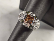 Load image into Gallery viewer, Womens Estate Sterling Silver Modernist Citrine Ring 8.2g E4891