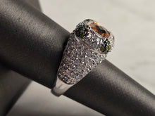 Load image into Gallery viewer, Womens Estate Sterling Silver Modernist Citrine Ring 8.2g E4891