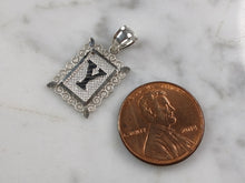 Load image into Gallery viewer, Womens Sterling Silver Initial Letter " Y " Pendant 1.0g E4892