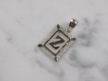 Load image into Gallery viewer, Womens Sterling Silver Initial Letter " Z " Pendant 1.0g E4896