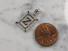 Load image into Gallery viewer, Womens Sterling Silver Initial Letter " Z " Pendant 1.0g E4896