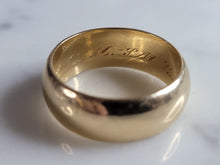 Load image into Gallery viewer, Womens Vintage Estate 14k Yellow Gold Wedding Band Ring 6.1g E4905