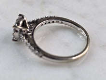 Load image into Gallery viewer, Womens Vintage Estate 10K White Gold Diamond Ring Set 4.6g, E4909