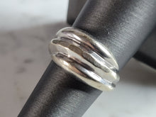 Load image into Gallery viewer, Womens Vintage Estate 14K White Gold Modernist Ring 4.4g E4910