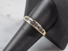 Load image into Gallery viewer, Womens Vintage Estate 10K Yellow Gold Diamond LOVE YOU Ring 2.7g #E4912