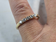 Load image into Gallery viewer, Womens Vintage Estate 14k Yellow Gold Diamond Ring 2.5g #E4916