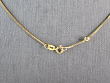 Load image into Gallery viewer, Womens Vintage Estate 14K Yellow Gold Beaded Chain Necklace 2.3g E4921