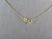 Load image into Gallery viewer, Womens Vintage Estate 14k Gold Religious Cross Pendant Necklace 2.2g E4926