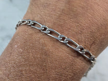 Load image into Gallery viewer, Men Womens Vintage Estate Sterling Silver Chain Link Bracelet 8.2g E4950
