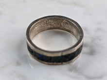 Load image into Gallery viewer, Womens Vintage Estate Sterling Silver Lapis Lazuli Stone Ring 3.0g E4965