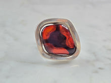 Load image into Gallery viewer, Womens Vintage Estate Sterling Silver Modernist Ring 10.1g E4974