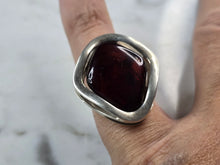 Load image into Gallery viewer, Womens Vintage Estate Sterling Silver Modernist Ring 10.1g E4974