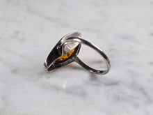 Load image into Gallery viewer, Womens Estate Sterling Silver Modernist Citrine Ring 2.8g #E4979