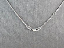 Load image into Gallery viewer, Womens Vintage Estate Sterling Silver Diamond Heart Pendant Necklace 5.8g E4983