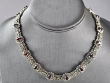 Load image into Gallery viewer, Womens Vintage Estate Sterling Silver Modernist Necklace 52.6g E4985