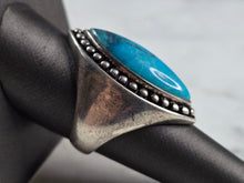 Load image into Gallery viewer, Womens Vintage Estate Sterling Silver Southwestern Turquoise Ring 14.5g E502