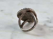 Load image into Gallery viewer, Womens Sterling Silver Southwestern Jerry Buzan Turquoise Ring 13.3g E503
