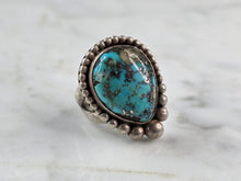 Load image into Gallery viewer, Womens Sterling Silver Southwestern Jerry Buzan Turquoise Ring 13.3g E503