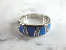 Load image into Gallery viewer, Womens Sterling Silver Modernist Opal Ring 5.2g E5040