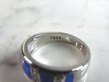 Load image into Gallery viewer, Womens Sterling Silver Modernist Opal Ring 5.2g E5040