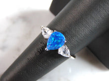 Load image into Gallery viewer, Womens Sterling Silver Modernist Opal Ring 2.5g E5044