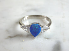 Load image into Gallery viewer, Womens Sterling Silver Modernist Opal Ring 2.5g E5044