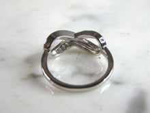 Load image into Gallery viewer, Womens Sterling Silver Modernist Infinity Opal Ring 2.5g E5046