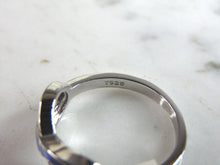 Load image into Gallery viewer, Womens Sterling Silver Modernist Infinity Opal Ring 2.5g E5046