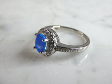 Load image into Gallery viewer, Womens Sterling Silver Modernist Opal Ring 2.3g E5047